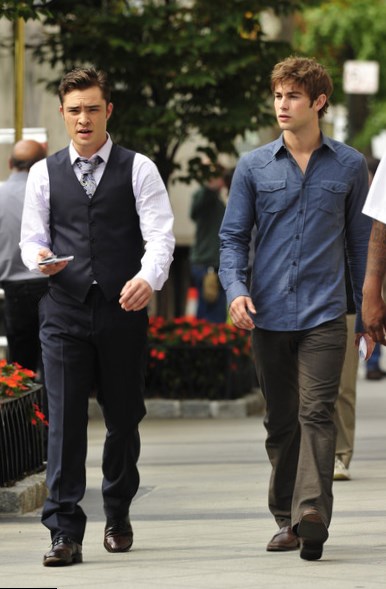 Ed Westwick and Chase Crawford