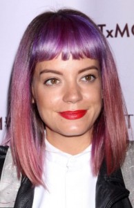 Lily Allen hair changes