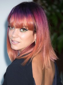 Lily Allen hair changes