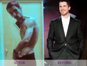 Christian Bale before and after weight loss