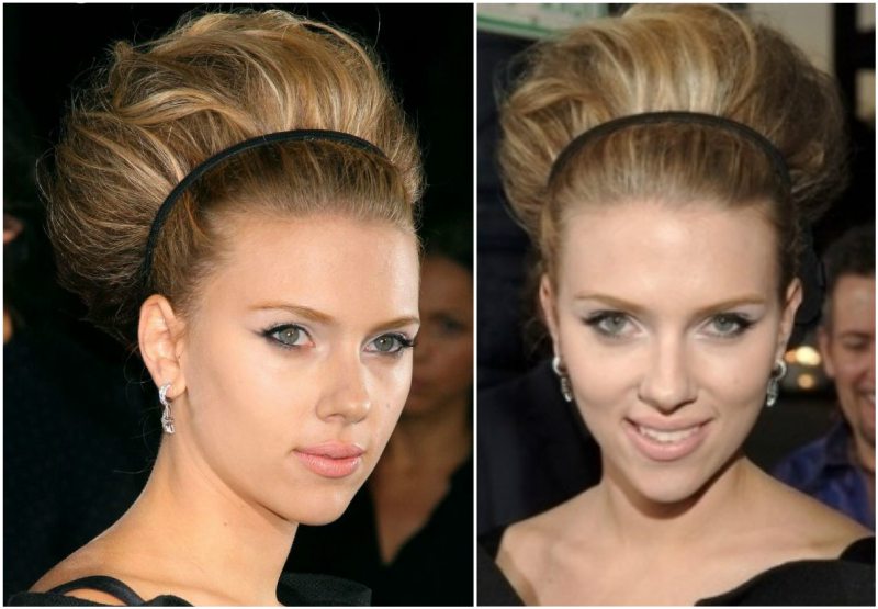 Scarlett Johansson`s hairsdos