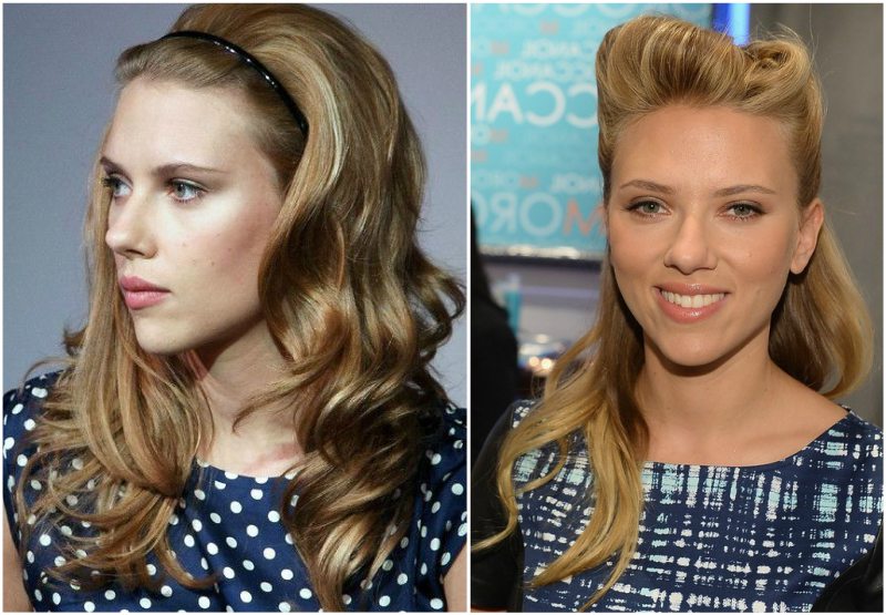 Scarlett Johansson`s hairdos