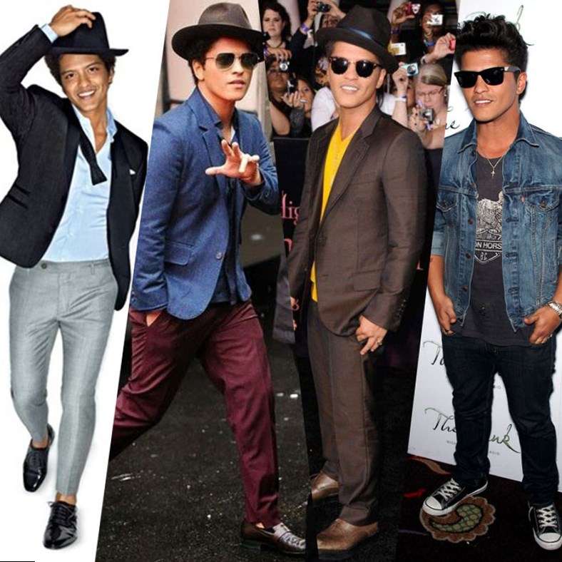 Bruno Mars Looks Style Photos