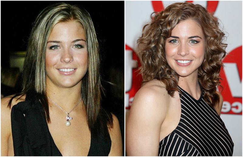Gemma Atkinson`s eyes and hair color