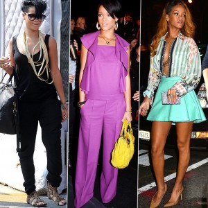 Rihanna - celebrity looks and style. Must see!