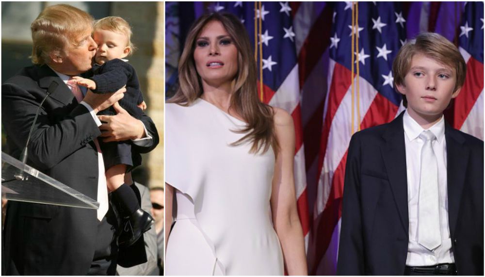 Donald Trump`s family - children Barron Trump