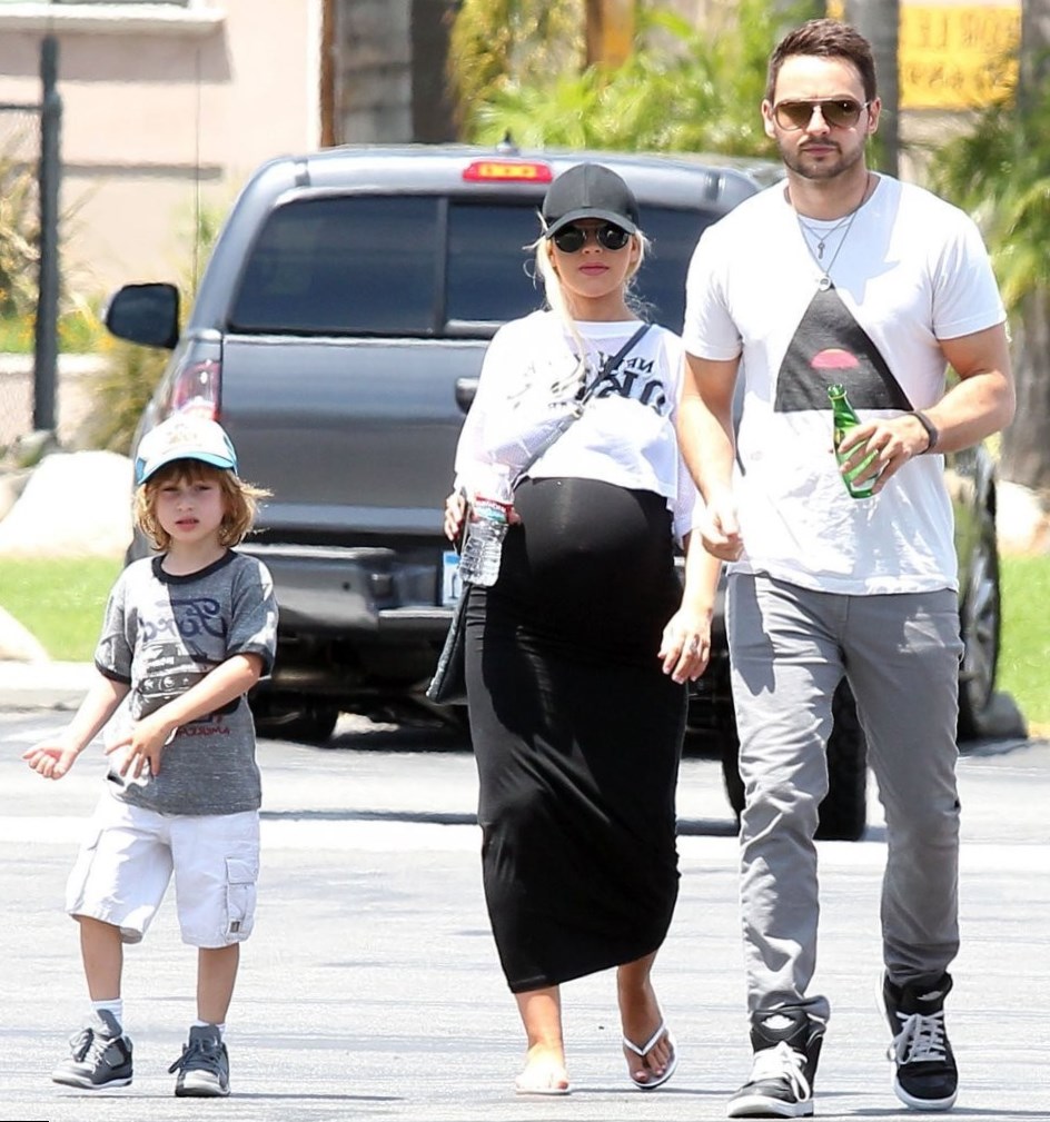  Christina Aguilera familie