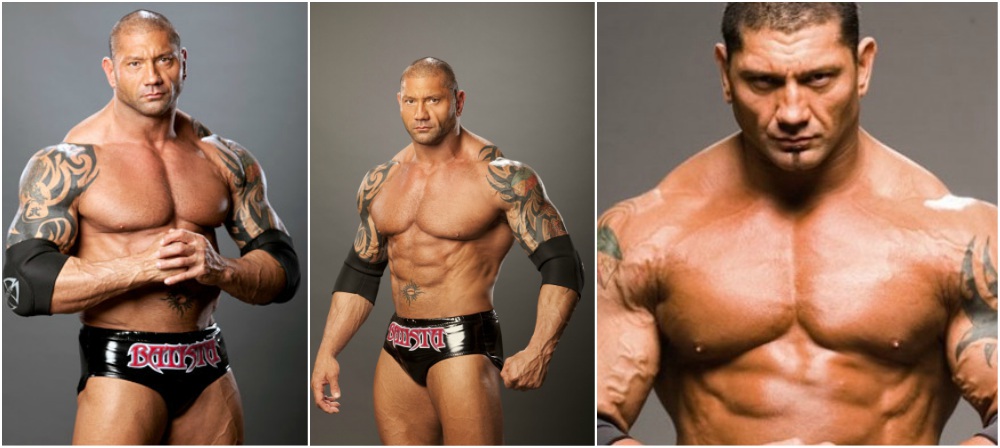 Dave Batista`s helpers - height and weight and maybe age