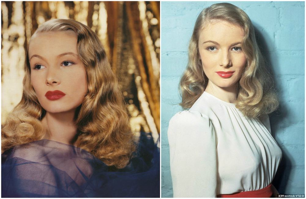 Veronica Lake eyes and hair color
