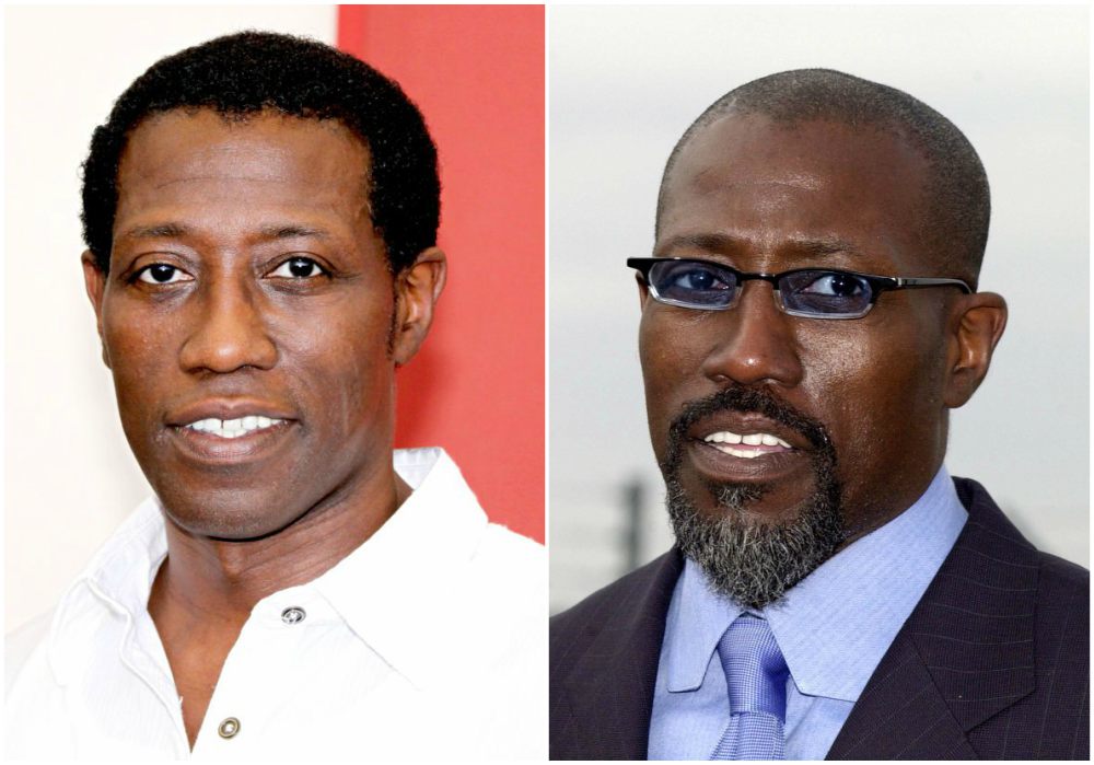 Wesley Snipes` ogen en haarkleur