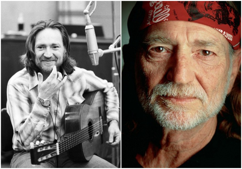 Willie Nelson`s eyes and hair color