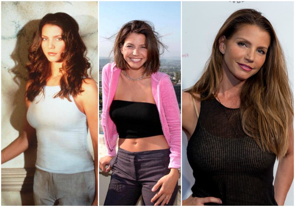 Charisma Carpenter`s eyes and hair color