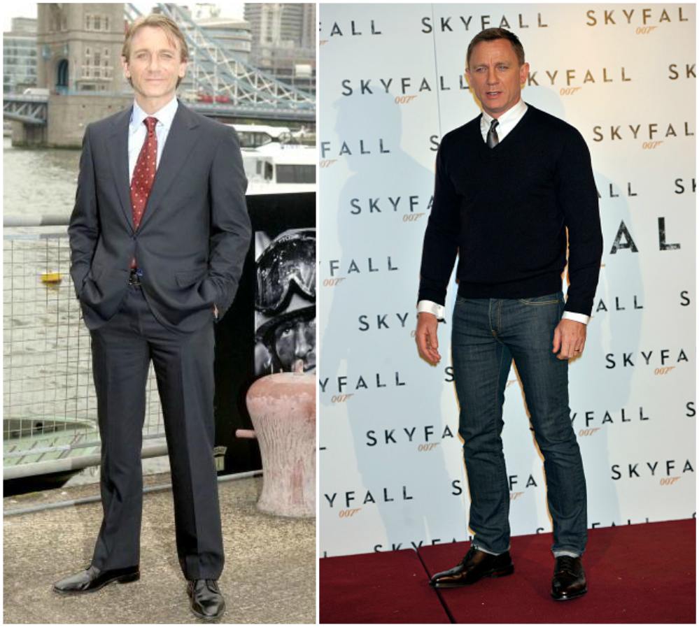 Daniel Craig`s height, weight and age. 