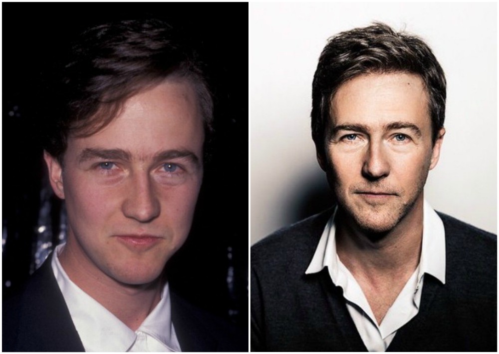 Edward Norton`s eyes and hair color