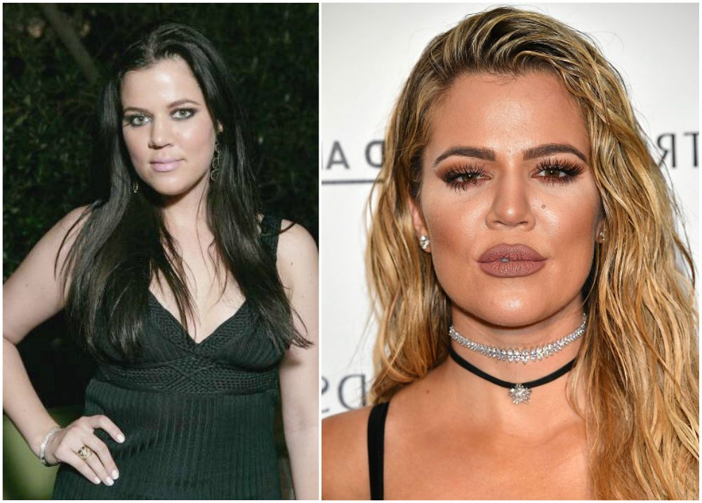 Khloe Kardashian`s eyes and hair color