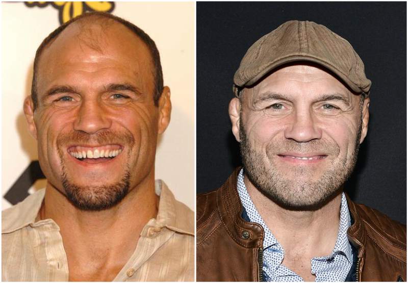 Randy Couture`s eyes and hair color