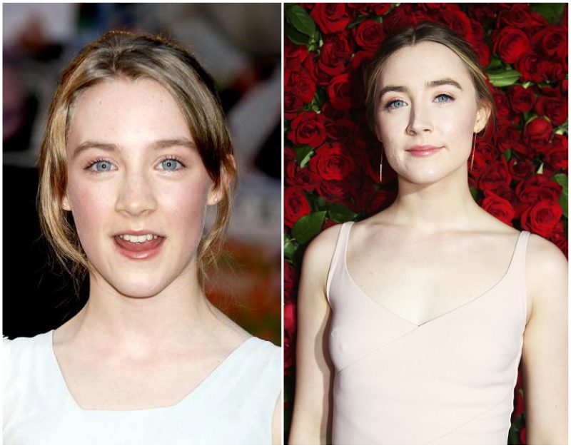 Saoirse Ronan`s eyes and hair color