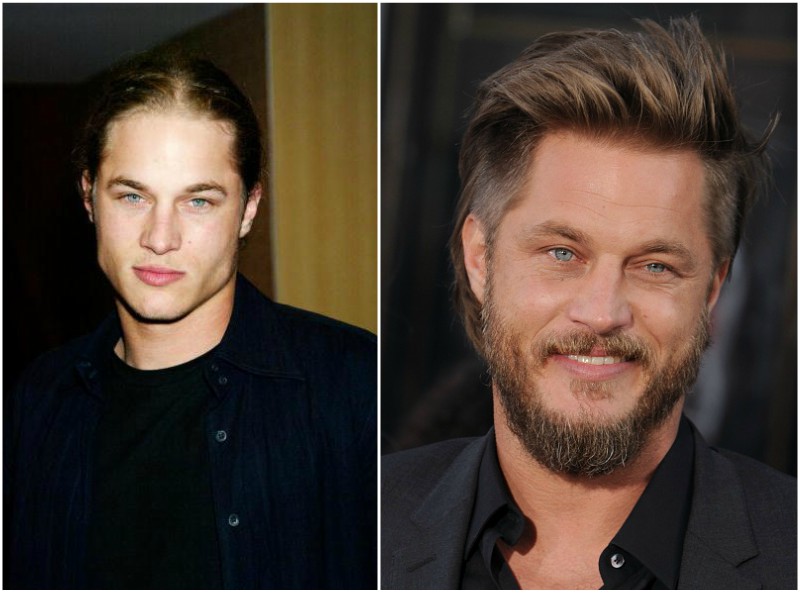 Travis Fimmel`s eyes and hair color