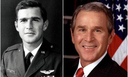 George Bush, Jr eyes and hair color