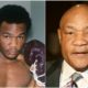 George Foreman`s eyes and hair color