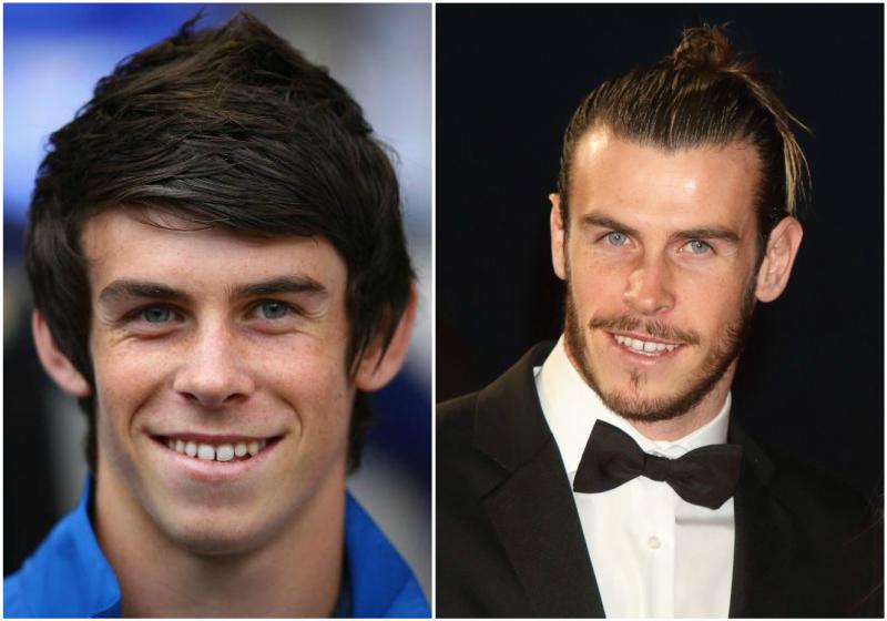 Gareth Bale`s eyes and hair color