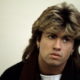 George Michael`s eyes and hair color
