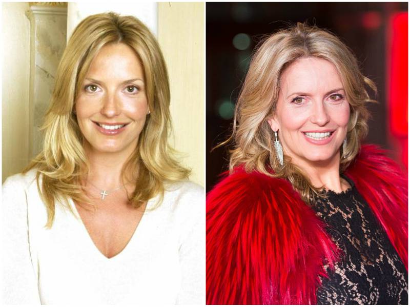 Penny Lancaster`s eyes and hair color
