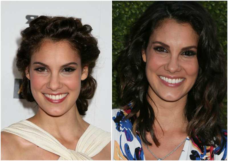 Daniela Ruah`s eyes and hair color