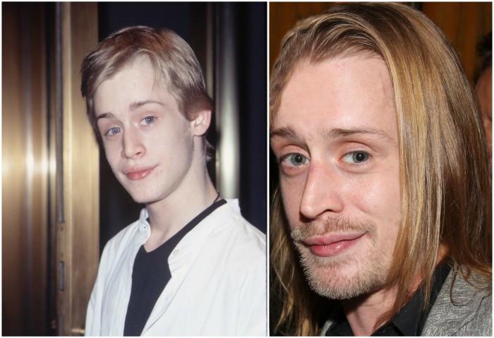 Macaulay Culkin`s eyes and hair color