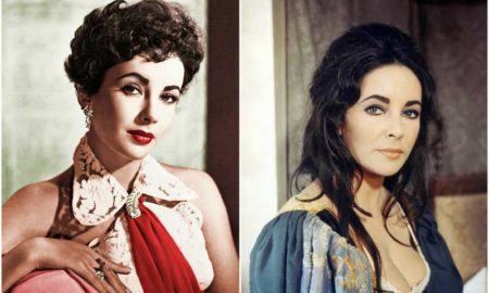 Elizabeth Taylor`s eyes and hair color