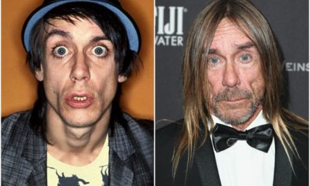 Iggy Pop`s eyes and hair color