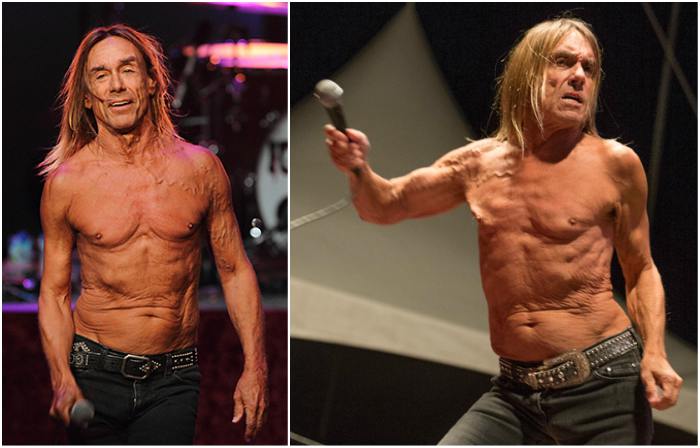 Iggy Pop`s height, weight. What does he do to have athletic body?