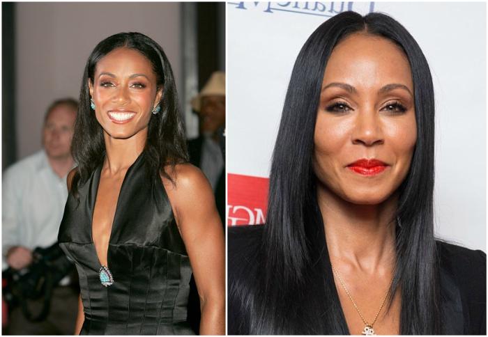 Jada Pinkett–Smith`s eyes and hair color