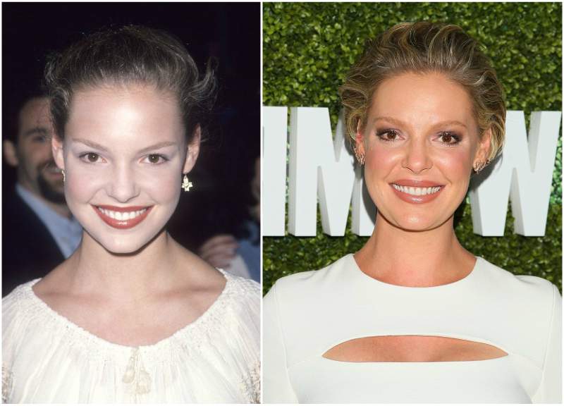 Katherine Heigl`s eyes and hair color