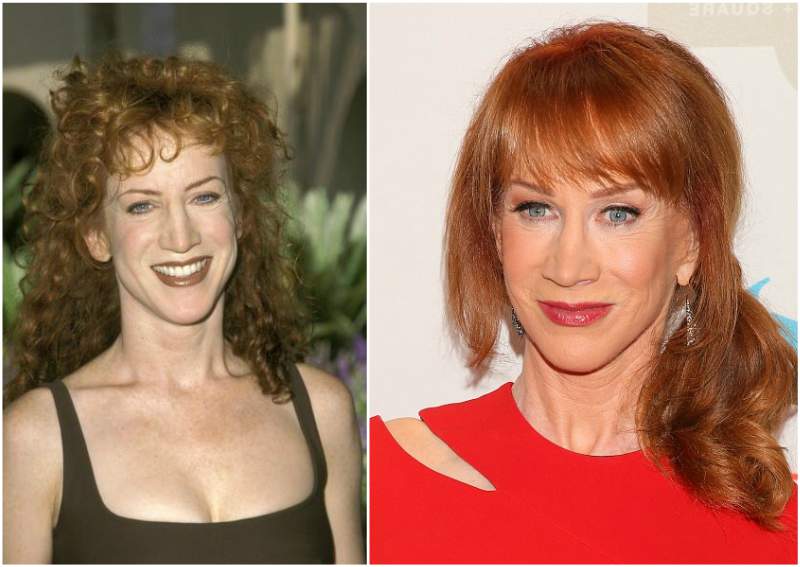 Kathy Griffin`s eyes and hair color