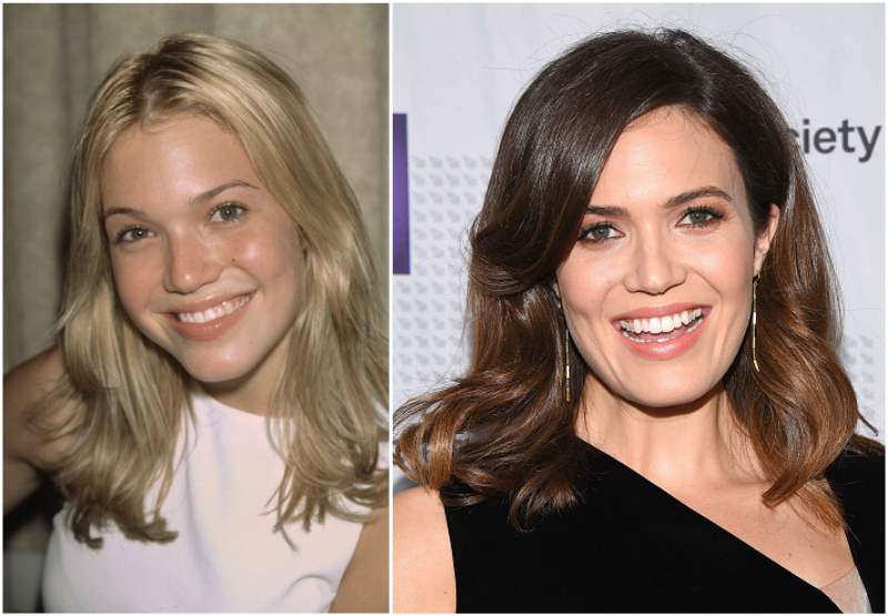 Mandy Moore`s eyes and hair color