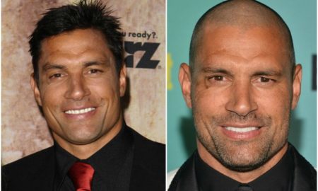 Manu Bennett`s eyes and hair color
