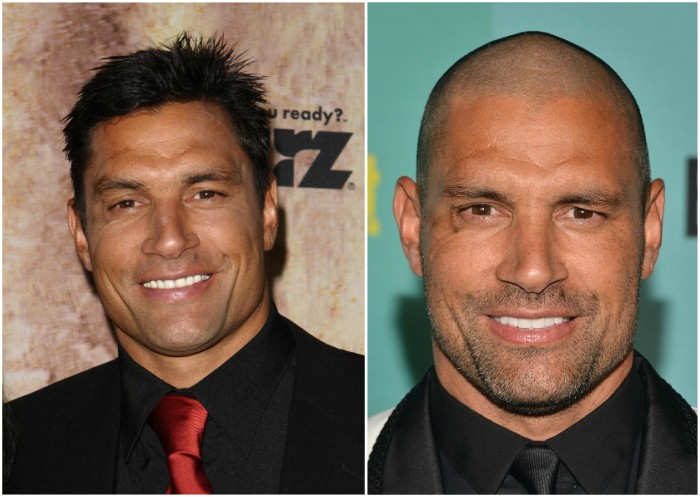 Manu Bennett`s eyes and hair color