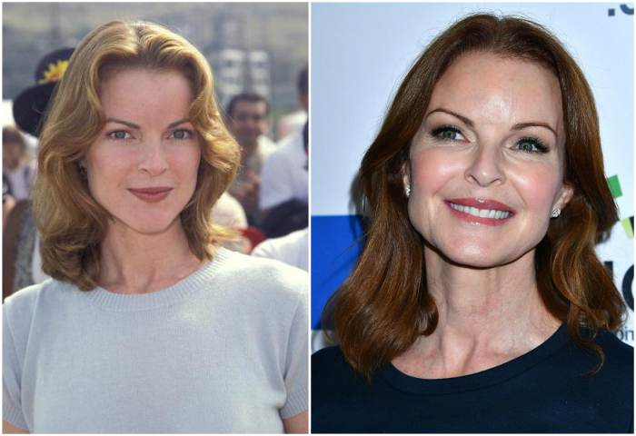 Marcia Cross` eyes and hair color