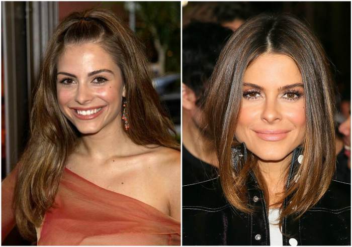 Maria Menounos` eyes and hair color