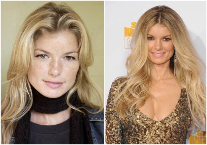 Marisa Miller`s eyes and hair color