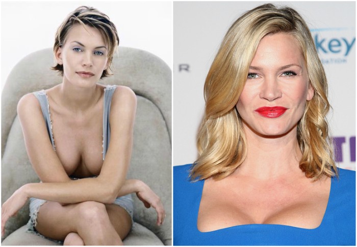 Natasha Henstridge`s eyes and hair color