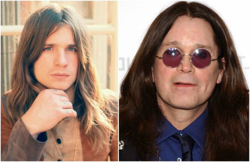 Ozzy Osbourne`s eyes and hair color