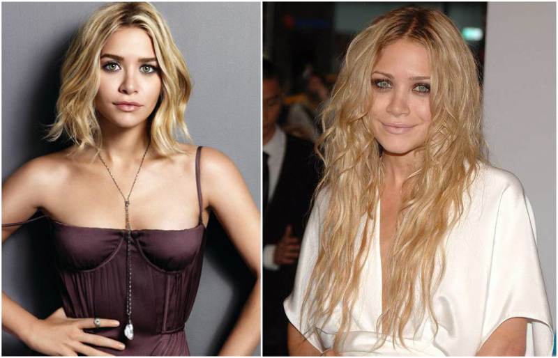 Color de ojos y pelo de Ashley Olsen's eyes and hair color