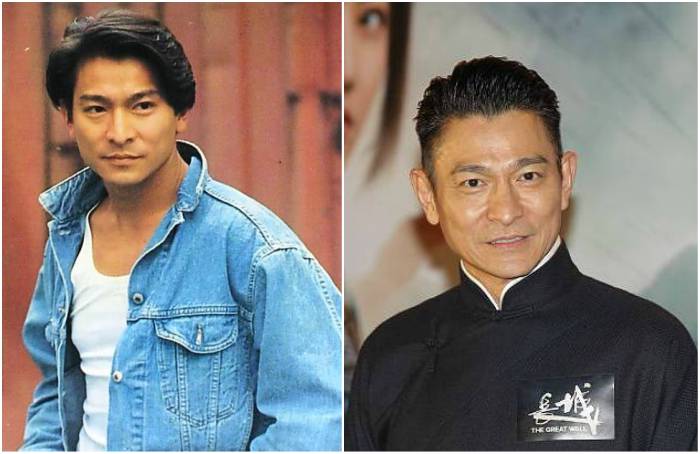 Andy Lau's eyes and hair color