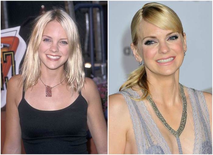 Anna Faris' eyes and hair color