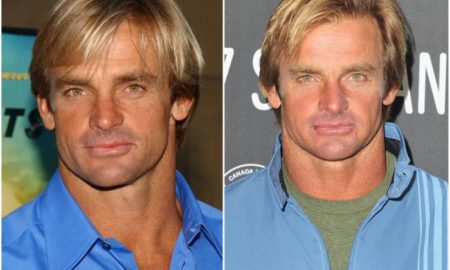 Laird Hamilton`s eyes and hair color