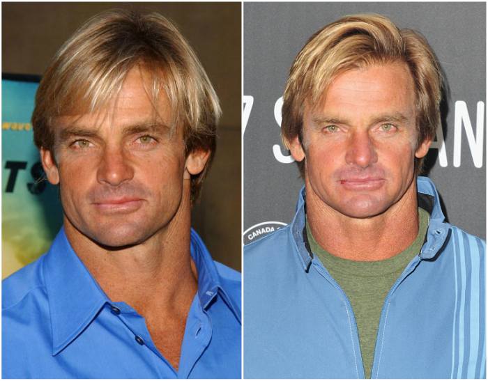 Laird Hamilton`s eyes and hair color