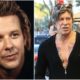 Mickey Rourke's eyes and hair color