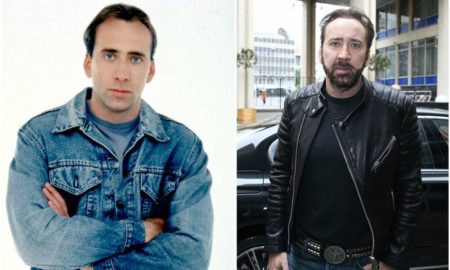 Nicolas Cage's eyes and hair color